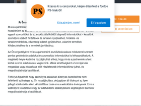 'pestisracok.hu' screenshot