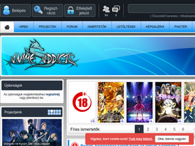 'animeaddicts.hu' screenshot