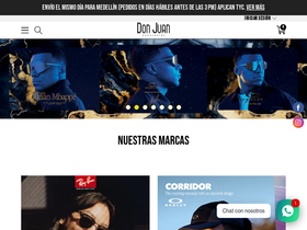 donjuanaccesorios.com homepage screenshot