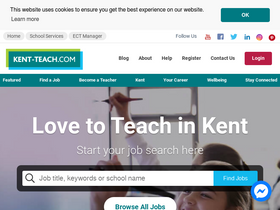 'kent-teach.com' screenshot