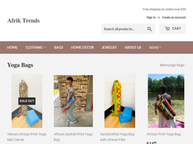 afriktrends.com homepage screenshot