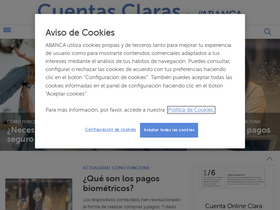 'cuentasclaras.es' screenshot
