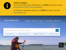 'wisconsin.gov' screenshot