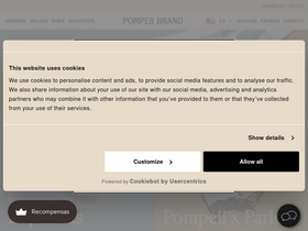 'pompeiibrand.com' screenshot