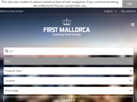 'firstmallorca.com' screenshot
