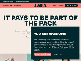 'laka.co' screenshot