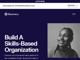 'beamery.com' screenshot