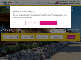 'suncamp.nl' screenshot