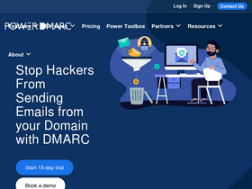 'powerdmarc.com' screenshot
