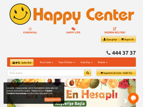 'happycenter.com.tr' screenshot