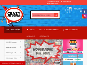 'crazyallcomics.cl' screenshot