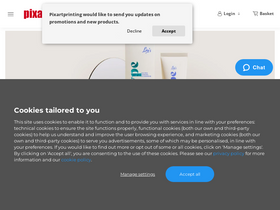 'pixartprinting.com' screenshot