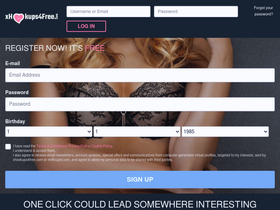 'xhookups4free.com' screenshot