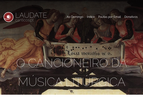 'canticos.pt' screenshot
