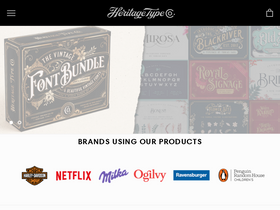 'heritagetype.com' screenshot