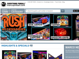'marcospecialties.com' screenshot