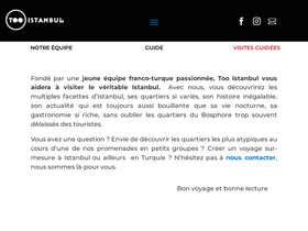 'tooistanbul.com' screenshot
