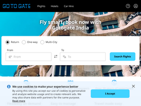 'gotogate.in' screenshot
