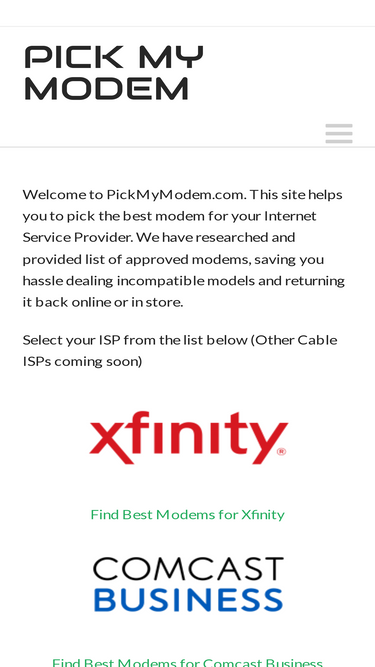 pickmymodem.com