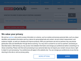 'startupdonut.co.uk' screenshot