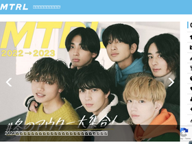 'mtrl.tokyo' screenshot
