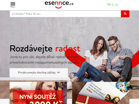 'esennce.cz' screenshot