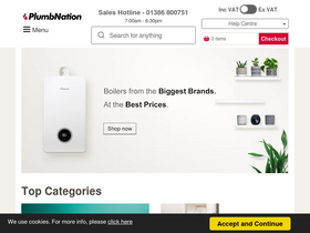 'plumbnation.co.uk' screenshot