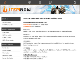 'itemnow.com' screenshot