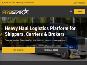 'fr8star.com' screenshot
