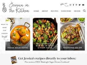 'jessicainthekitchen.com' screenshot