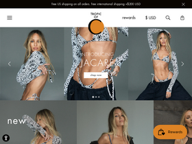 Tropicofc website screenshot