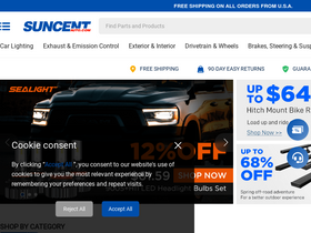 'suncentauto.com' screenshot