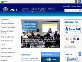 'ipen.br' screenshot