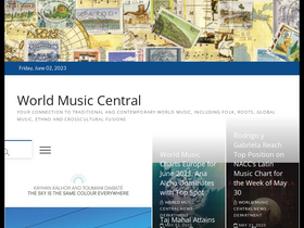 'worldmusiccentral.org' screenshot