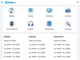 'findprix.com' screenshot