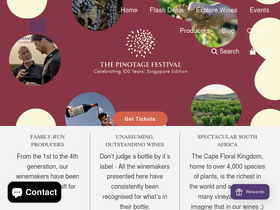 Message In A Bottle homepage screenshot
