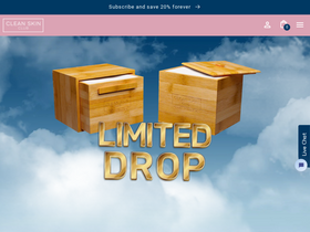 'cleanskinclub.com' screenshot