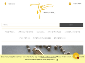 'twojepioro.pl' screenshot