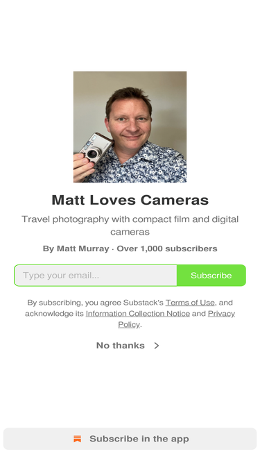 mattlovescameras.com