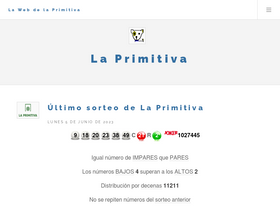 'lawebdelaprimitiva.com' screenshot