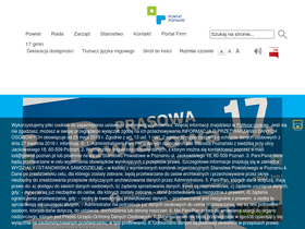'powiat.poznan.pl' screenshot
