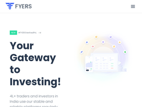 'fyers.in' screenshot