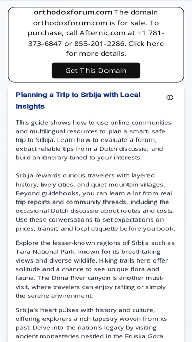 orthodoxforum.com