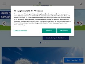'allergieratgeber.de' screenshot