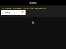 'bwin.de' screenshot