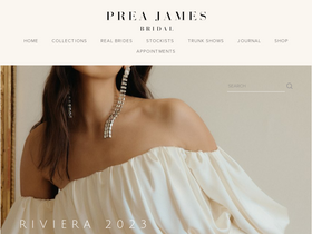 preajames.com.au homepage screenshot