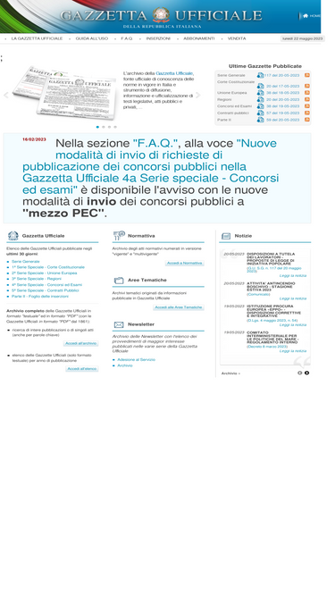 gazzettaufficiale.it