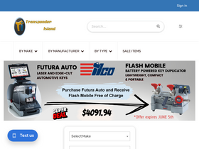 'transponderisland.com' screenshot