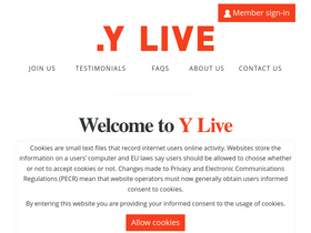 'ylive-community.com' screenshot