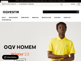 'oqvestir.com.br' screenshot